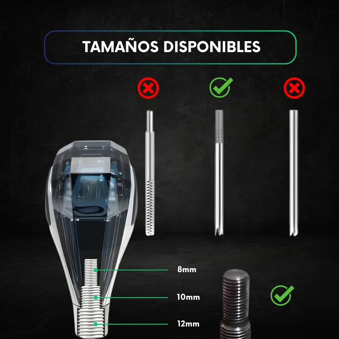 LumeDrive™ | Perilla de cambio deportiva con luz + regalo 🎁