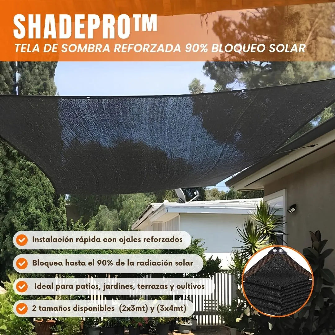 ShadePro™ - Tela de sombra reforzada 90% bloqueo solar