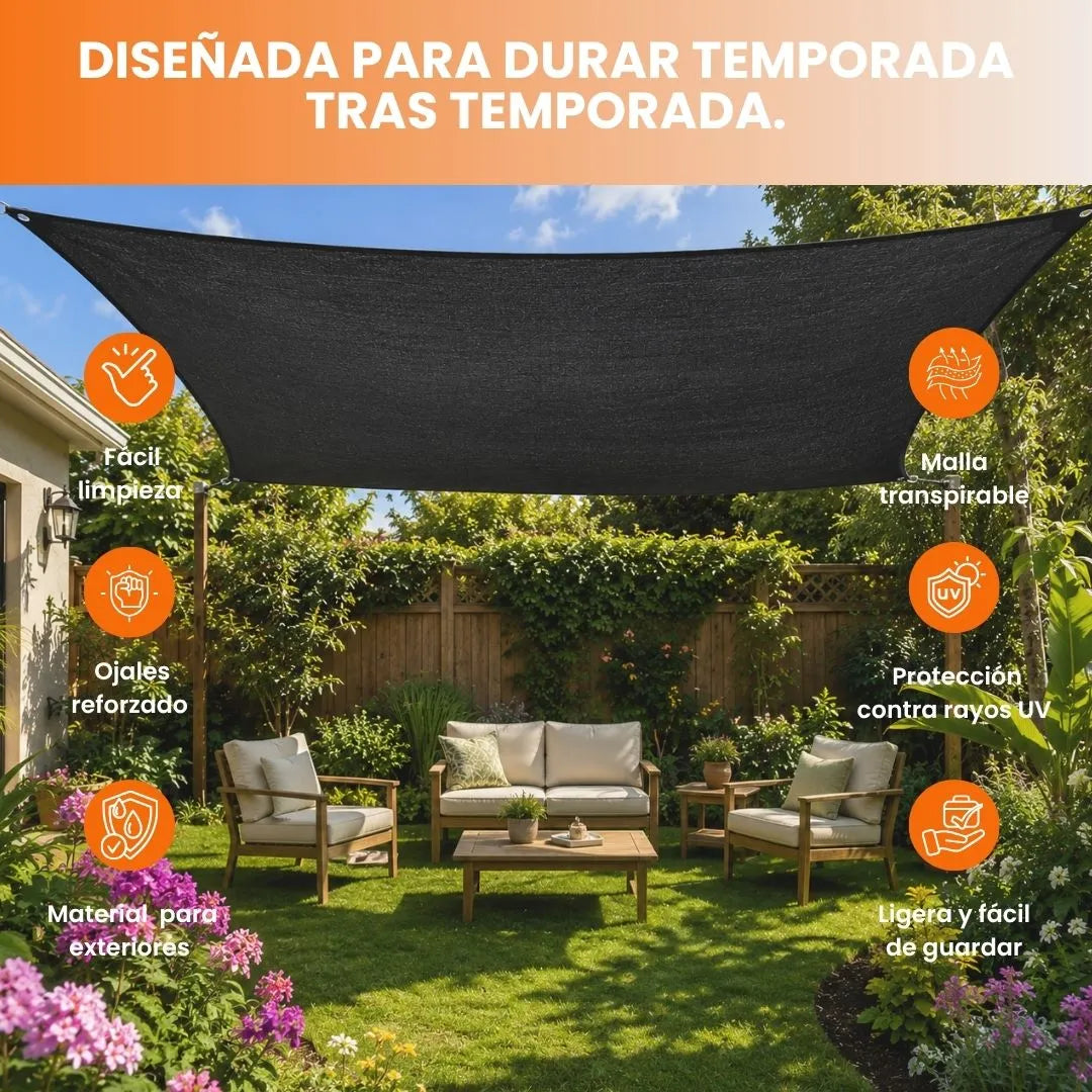 ShadePro™ - Tela de sombra reforzada 90% bloqueo solar
