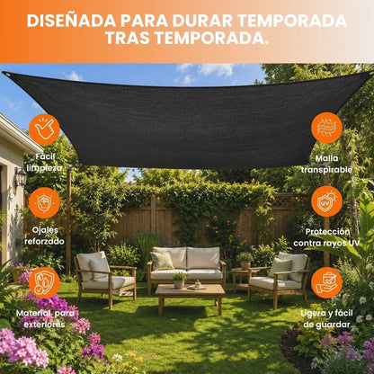 ShadePro™ - Tela de sombra reforzada 90% bloqueo solar