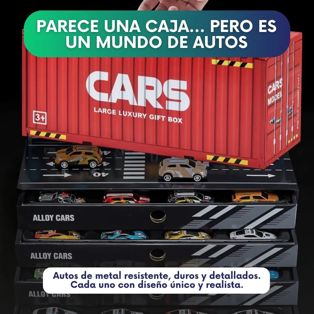 DRIMCAR™ - Set de 48 mini coches con pista y garage