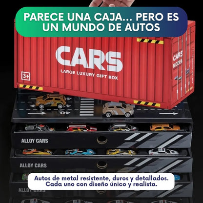 DRIMCAR™ - Set de 48 mini coches con pista y garage