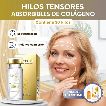 Set hilos tensores absorbibles de colágeno + Serúm 🎁